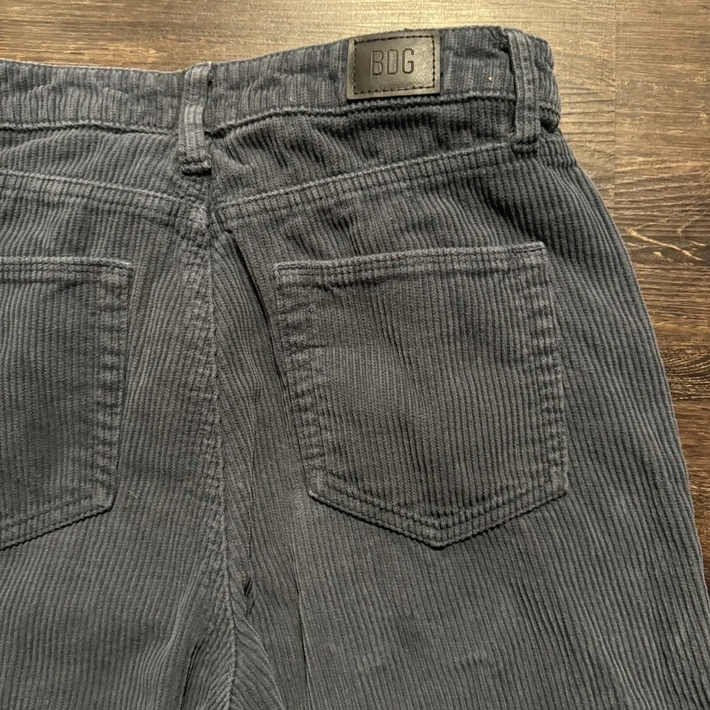 BDG Womens Jeans Blue 26 Mom High Rise Corduroy Urban Outfitters 100% Cotton‎